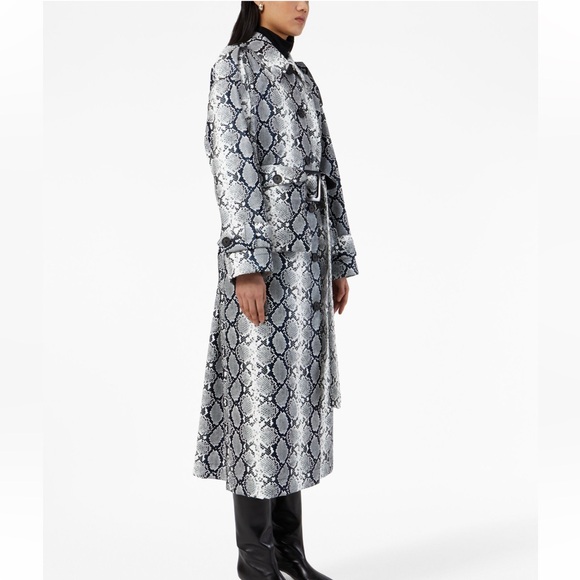 NWT APPARIS INGRID PYTHON TRENCH COAT - Picture 2 of 15